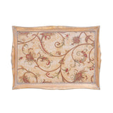 Sezzatini Large Rectangular Tray Artemisia Oro, Size 37x53 Cm