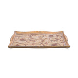 Sezzatini Large Rectangular Tray Artemisia Oro, Size 37x53 Cm
