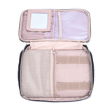 Mosafer Women's Polyester Black Cosmetic Bag, Size: 27X16X20cm