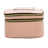 Mosafer Women's Polyester Pink Cosmetic Bag, Size : 27X16X20cm