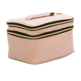 Mosafer Women's Polyester Pink Cosmetic Bag, Size : 27X16X20cm