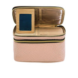Mosafer Women's Polyester Pink Cosmetic Bag, Size : 27X16X20cm