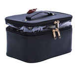 Mosafer Polyester Black Cosmetic Bag, Size : 28X19X17cm