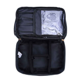 Mosafer Polyester Black Cosmetic Bag, Size : 28X19X17cm