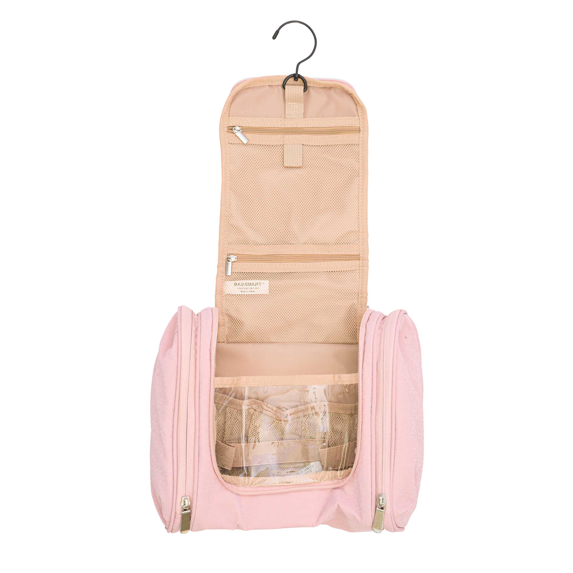 Mosafer Women's Pink Polyester Travel Toiletry Bag, Size : 29X11.5X23.5cm | departure-to-desk | Luggage | Luggage Travel Accessories | Luggage Travel Accessories Other Travel Accessories | Luggage Travel Accessories Toiletries | Toiletries Bag | Toiletry Mosafer Women's Pink Polyester Travel Toiletry Bag, Size : 29X11.5X23.5cm | departure-to-desk | Luggage | Luggage Travel Accessories | Luggage Travel Accessories Other Travel Accessories | Luggage Travel Accessories Toiletries | Toiletries Bag | Toiletry