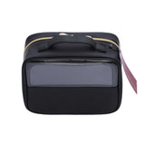 Mosafer Women's Polyester Nude Collection Black  Toiletry, Size : 24X18X11cm