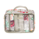 Mosafer Seasonal Collection Grey Floral Toiletry, Size :  29X19X9cm