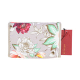 Mosafer Women's Seasonal Collection Grey Floral Hanging Toiletry 25X20X6cm