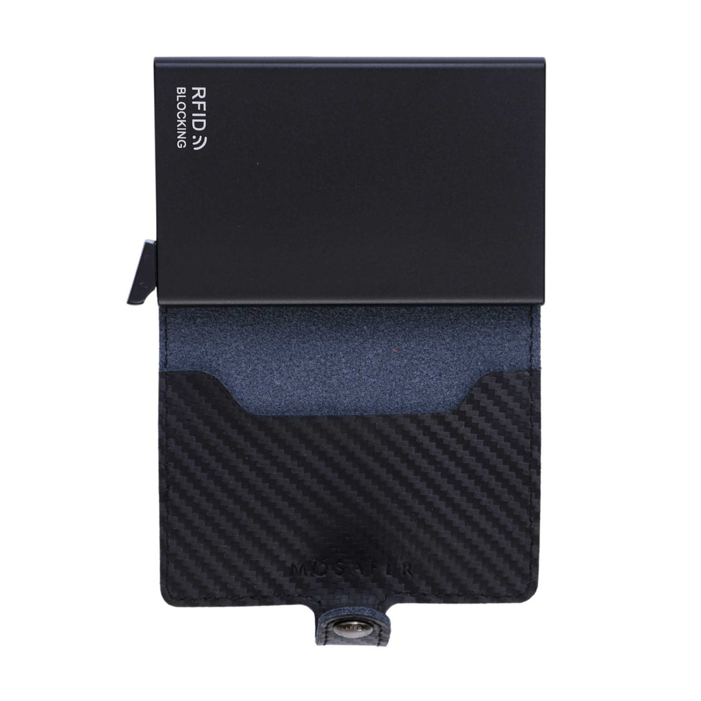 Mosafer Smart Wallets One Size Carbon Fibre – Blue Salon