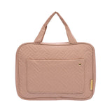 Mosafer Women's Aurora Polyester Pink Wash Bag, Size :  27X20X8cm