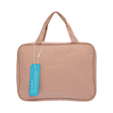 Mosafer Women's Aurora Polyester Pink Wash Bag, Size :  27X20X8cm