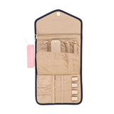 Mosafer Bag-smart Polyester Blue Peri Folding Jewelry Roll, Size: 23X15X1.5cm