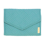 Mosafer Bag-smart Polyester Light Blue Peri Folding Jewelry Roll, Size: 23X15X1.5cm