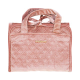 Mosafer Polyster Pink Jewelry Organizer Bag, Size : 25X20X4cm