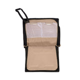 Mosafer Women's Polyester Black Jewelry Organizer, Size : 27X21.5X2.5cm