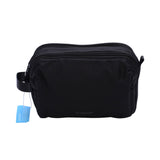 Mosafer Women's Polyester Black Cosmetic Bag, Size : 25X14X15cm
