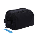 Mosafer Women's Polyester Black Cosmetic Bag, Size : 25X14X15cm