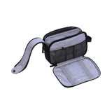 Mosafer Women's Polyester Black Cosmetic Bag, Size : 25X14X15cm