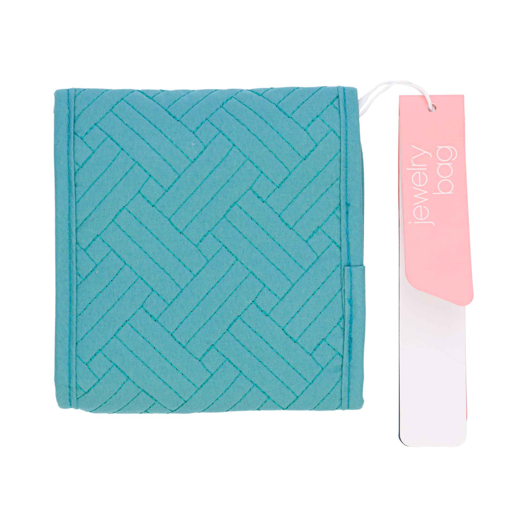 Mosafer Women's Jessica Mini Polyester Teal Jewelry Organizer, Size : 14X15.5X2.5cm | departure-to-desk | Luggage | Luggage & Travel | Luggage Bags Other Bags | Luggage Travel Accessories | Luggage Travel Accessories Other Travel Accessories | View All L Mosafer Women's Jessica Mini Polyester Teal Jewelry Organizer, Size : 14X15.5X2.5cm | departure-to-desk | Luggage | Luggage & Travel | Luggage Bags Other Bags | Luggage Travel Accessories | Luggage Travel Accessories Other Travel Accessories | View All L