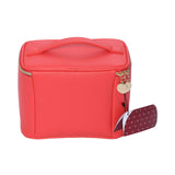 Mosafer Women's Dahlia Coral Pink Cosmetic Bag
