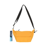 Mosafer Bag-smart Polyester  Yellow Crossbody Bag, Size : 36.5X7X15.5cm