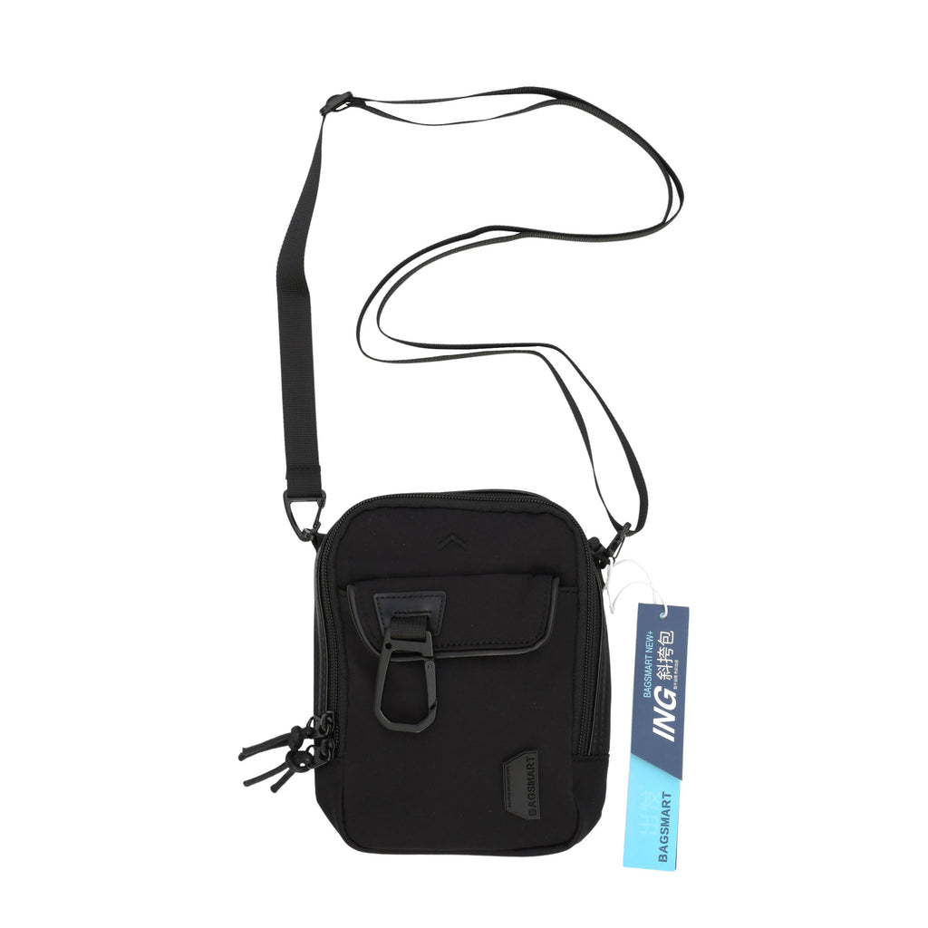 Mosafer Polyester Black Crossbody Bag, Size: 16X5.5X20.5cm – Bluesalon.com