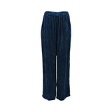 Sfizio Women's Velvet Lavic Blue Trouser