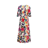 Sfizio Women's Frida Print Long Dress