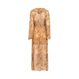 Sfizio Women's Shell Print Long Dress