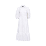 Sfizio Women's White Long Dress