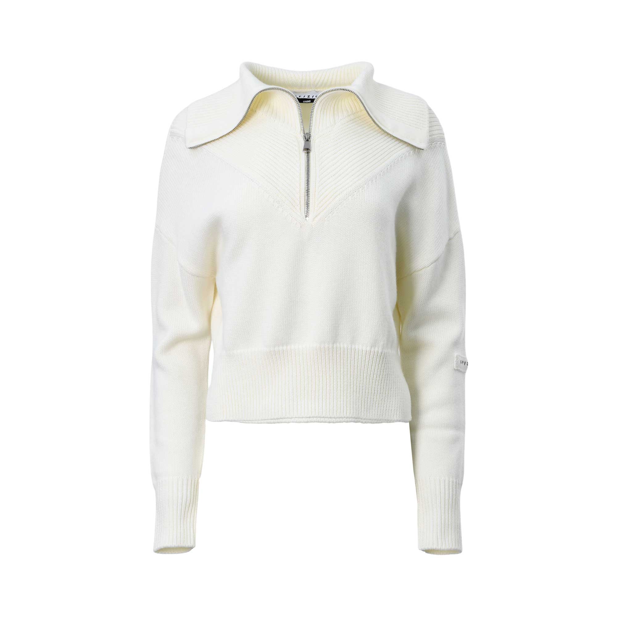 Sfizio Women's White Gardenia Fluffy Sweater | Clothing | GCC | Women | Women All Clothing | Women Knitwear & sweater | Womens | Womens Fashion Sfizio Women's White Gardenia Fluffy Sweater | Clothing | GCC | Women | Women All Clothing | Women Knitwear & sweater | Womens | Womens Fashion