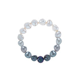 Shashi Bracelet La Fumee Authentic Freshwater Pearl, Stretch Cord