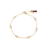 Shashi Bracelet Emily Vermeil on Sterling Silver