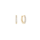 Shashi Katerina Pave Huggie Hoop Gold