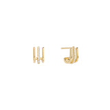 Shashi Olivia Earrings, Vermeil on sterling Silver