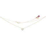 Shashi Solitaire Necklace, Gold Vermeil Plating on 925 Sterling Silver