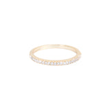 Shashi Diamond Bar Ring, Vermeil on Sterling Silver
