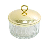 Select Home Splayed Cut Glass Case, Size : 13 Cm Gold