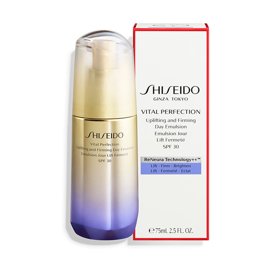 Shiseido Vital Perfection Uplifting and Firming Day Emulsion SPF 30 - 75ml | Beauty | Beauty Selfcare | Beauty Selfcare Skincare | Selfcare Shiseido Vital Perfection Uplifting and Firming Day Emulsion SPF 30 - 75ml | Beauty | Beauty Selfcare | Beauty Selfcare Skincare | Selfcare