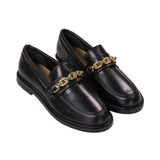 Schutz Women's Black Moccasin