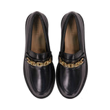 Schutz Women's Black Moccasin