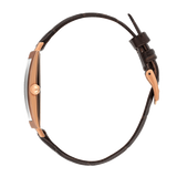 Saint Honore Carree Men's Brown Dial Brown Leather Starp Watch