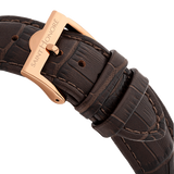 Saint Honore Carree Men's Brown Dial Brown Leather Starp Watch