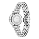 Saint Honore Gala Women's White MOP Silver Diamond Watch