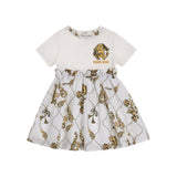 Roberto Cavalli Kids Baby Girl's White Dress