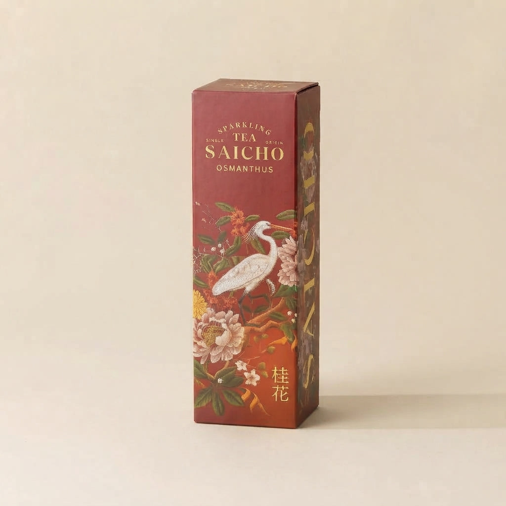 Saicho Osmanthus Sparkling Oolong Tea 750ml GIFT BOX