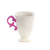 Seletti Porcelain Mug Fuchsia 10x11.5 Cm