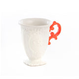 Seletti Porcelain Mug Orange 10x11.5 Cm