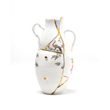 Seletti Kintsugi Vase In Porcelain 19x16x32 Cm