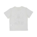 White t-shirt on a white background.